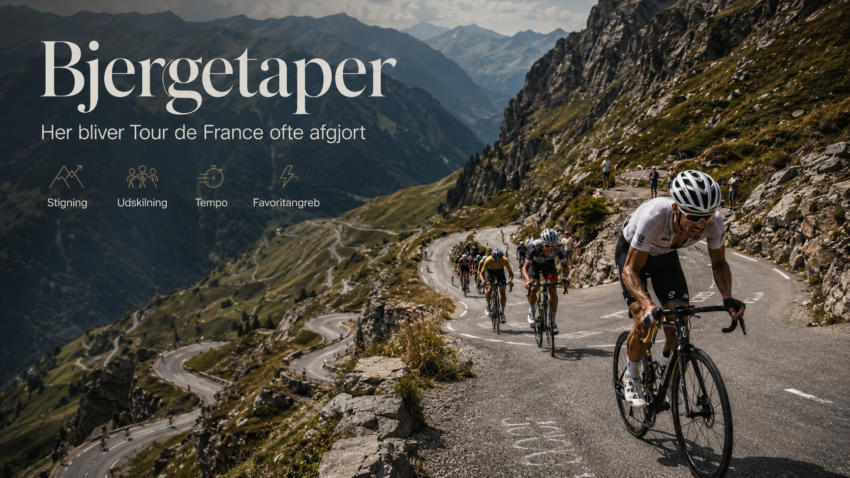Bjergetaper i Bookmaker.dk Tour de France 2026 universet